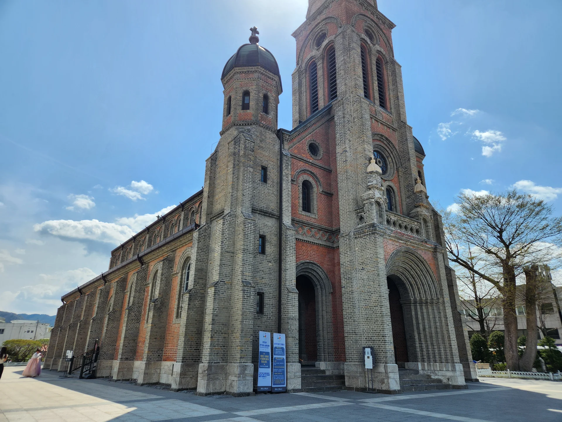 Brick entrance of Jeondong Cathedral in Jeonju